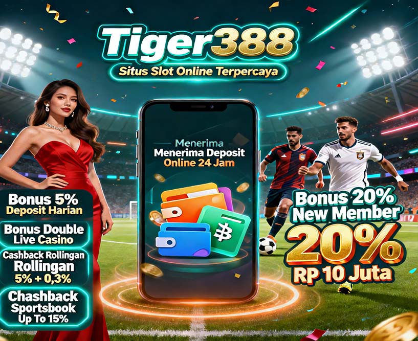 Tiger388 Slot BRI Online Jackpot Bonus Melimpah