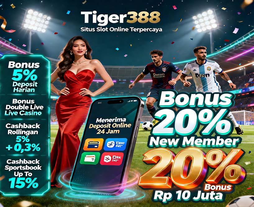 Tiger388 Slot BSI Online Gacor Hari Ini Jackpot Besar