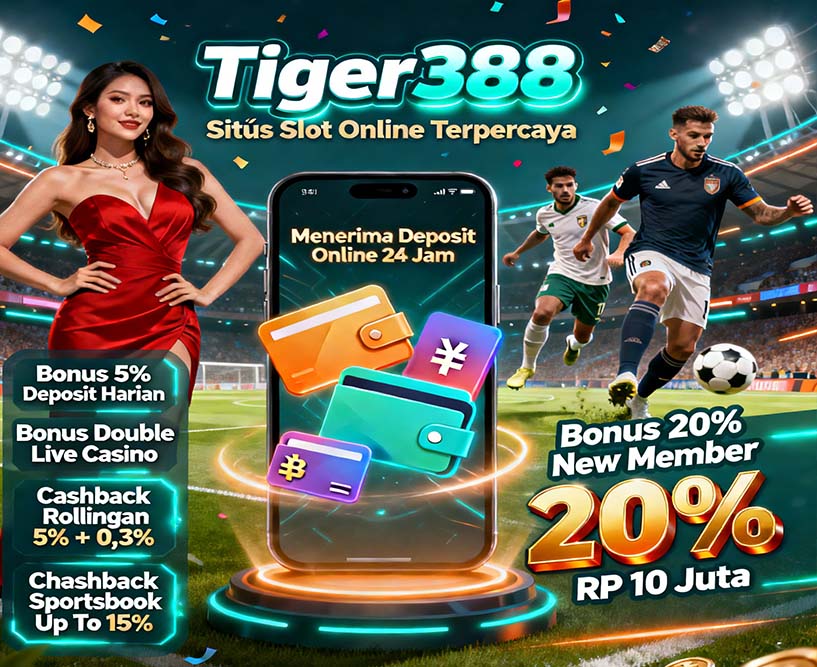 Tiger388 Slot Mandiri Online Terbaik Banyak Jackpot Besar